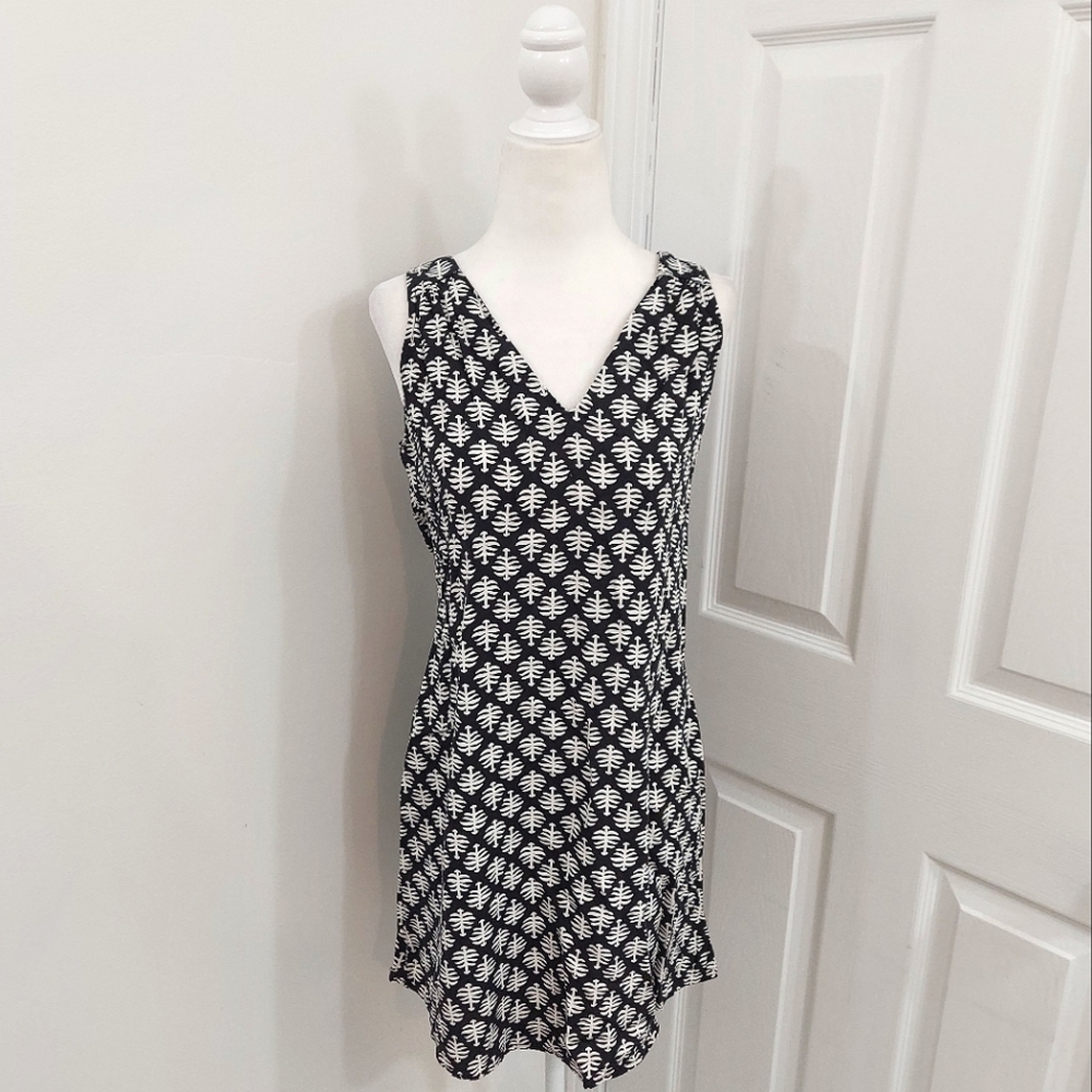 Black and White Boho Dress